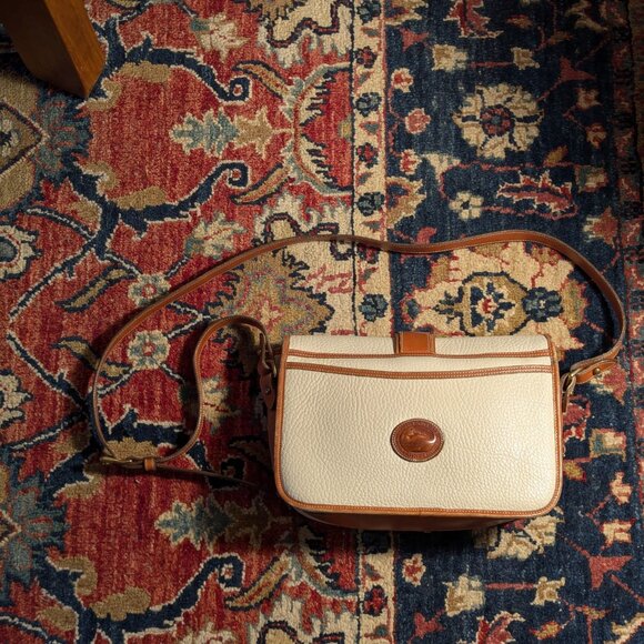Dooney & Bourke Pebble Grain Crossbody bag, Bone & Caramel - Picture 2 of 15